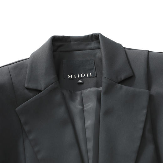 谜底西装女2022秋新款复古通勤时尚修身设计感西服长袖223MW1133 商品图3