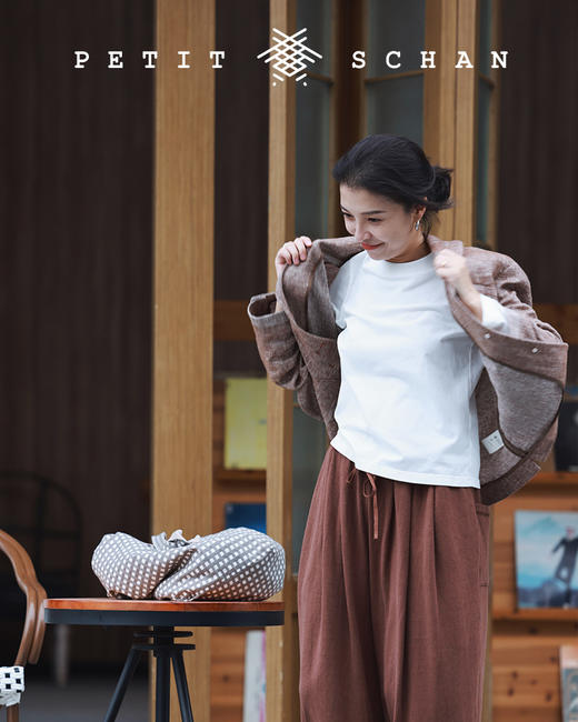 【经典款】PETIT SCHAN小闪 CLO#125 Basic Schan 基础闪 长绒棉基础款圆领长袖T恤 商品图2