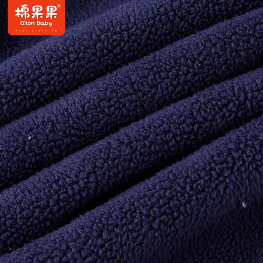 商场同款棉果果冬季男童显白百搭耐脏保暖加绒圆领套头卫衣M412180422711 商品图2