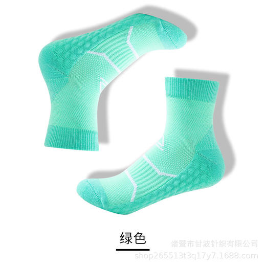 【3双装】漫跑 秋冬加厚毛巾底减震专业运动袜跑步打球实战中筒袜高帮防滑速干袜 商品图11