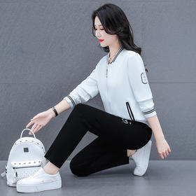 网红大码棒球服运动套装女春秋季2022新款休闲装  TR-FB7510