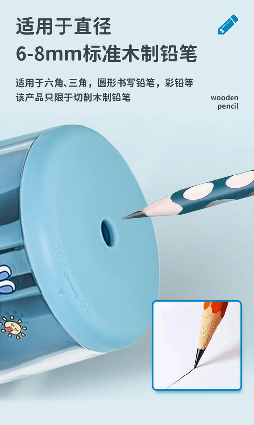 火火兔电动文具套装（电动削笔刀+电动橡皮擦+桌面清理器） 商品图3