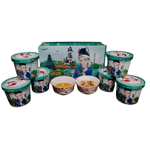 【助残产品】应溪油茶 6桶礼盒装 柳州特产 侗族非遗传承 商品图0