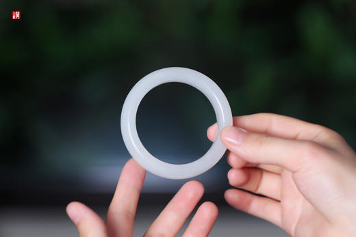 和田白玉手镯      圈口：51mm 商品图5
