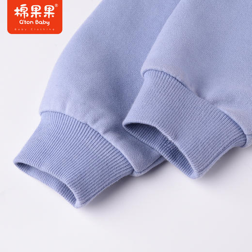 商场同款棉果果冬季男童小清新保暖加绒圆领套头卫衣M412180222709 商品图6