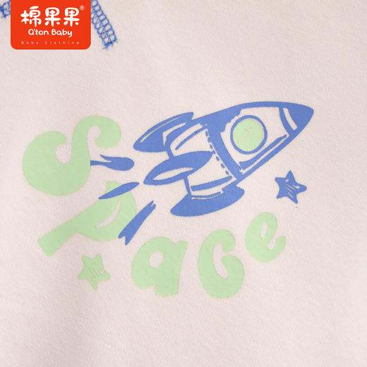 商场同款棉果果冬季男童拼色撞色时尚加绒连帽套头卫衣M412182422712 商品图2