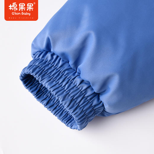 商场同款棉果果秋季男童连帽大朵绒保暖轻便耐穿耐脏短款羽绒服M412102922704 商品图2