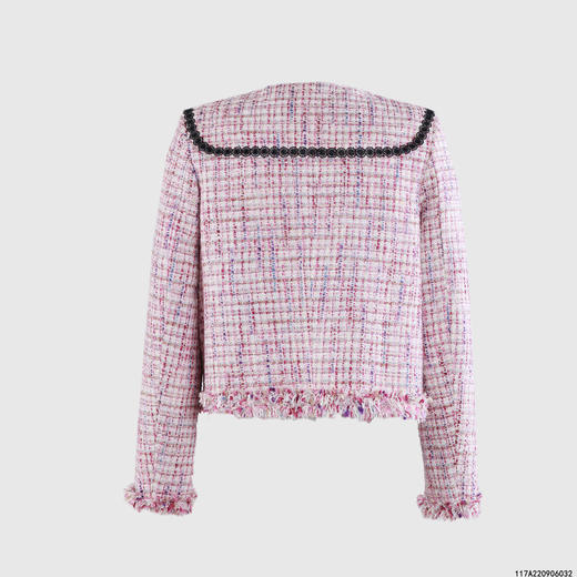 精致名媛压花边小香风外套 商品图2