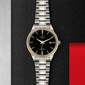 帝舵风尚系列 | 钢表壳，直径41毫米  黄金及钢外圈