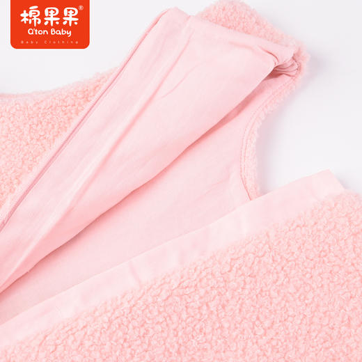 商场同款棉果果冬季女童连衣裙刺绣款中国风毛绒背心裙M422702422640 商品图3