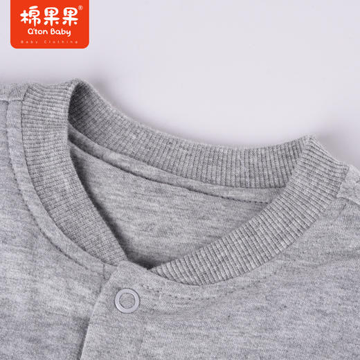 商场同款棉果果冬季男童小童夹棉保暖外穿领子可拆卸！小绅士夹棉对开连体衣M412722222722 商品图3