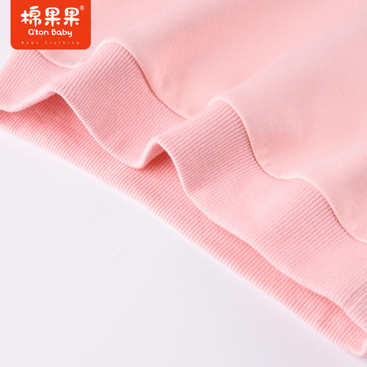 商场同款棉果果冬季女童保暖舒适柔软亲肤甜美加绒圆领套头卫衣M422180422611 商品图3