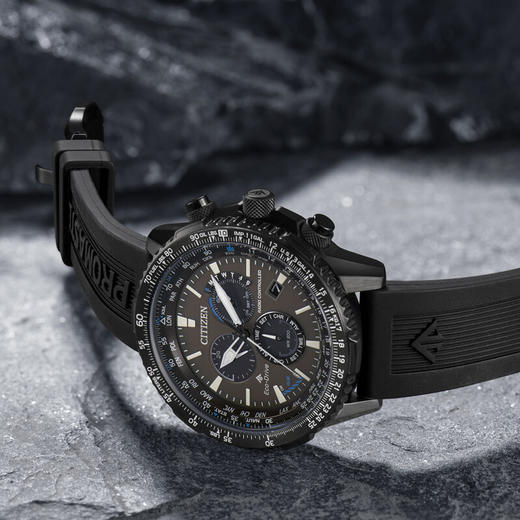 西铁城日本官方正品潮流休闲光动能电波男士手表CB5005-13X 商品图2