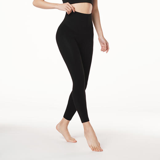 都市丽人基础系列舒暖负5度至5度中九分裤粘纤中一体裤打底裤LG21A0 商品图1