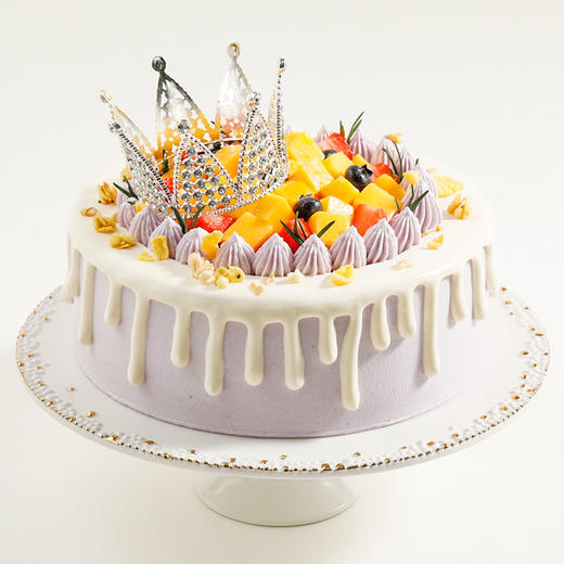 【0添加蔗糖】芋见女神蛋糕，控甜之选，缤纷鲜果搭配软糯芋泥，尽享清甜浪漫（昆明+安宁） 商品图1