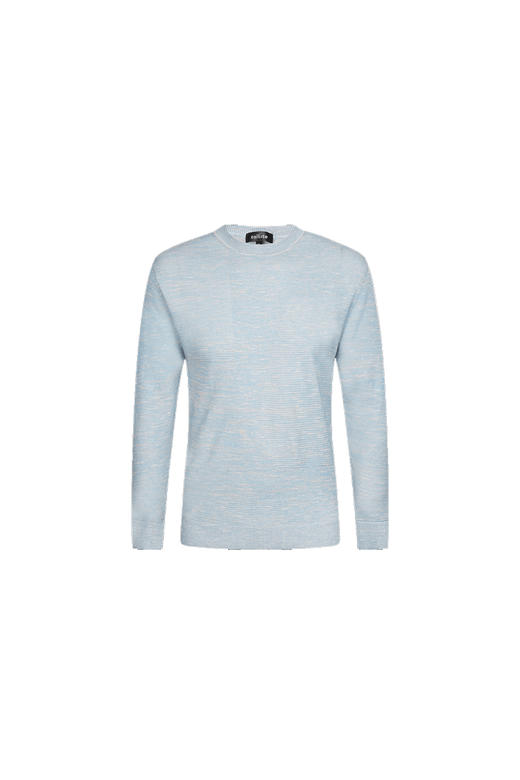 callisto蓝色粘纤混纺针织衫 SOKNW002BL 商品图0