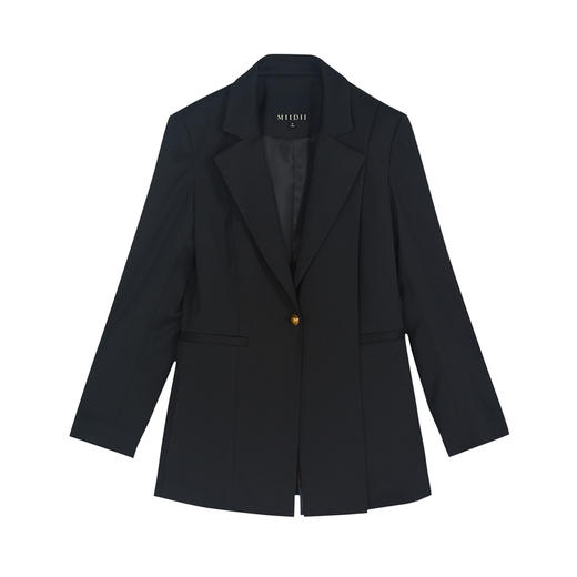 谜底西装女2022秋新款复古通勤时尚修身设计感西服长袖223MW1133 商品图4