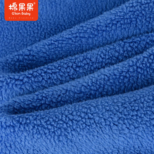 商场同款棉果果冬季男童浮雕小熊时尚保暖加绒圆领套头卫衣M412180222710 商品图4