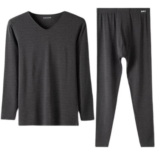 【阿米诺舒肤】SCHIESSER德国舒雅男士62.1%莫代尔粘纤28.6%腈纶+9.3%氨纶290g保暖衣套装65/19266W 商品图1