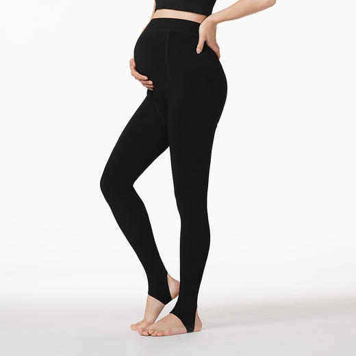 都市丽人基础系列强暖负15至负5度孕妇一体裤粘纤厚孕妇裤打底裤LG24B1 商品图1