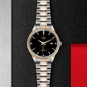 帝舵风尚系列 | 钢表壳，直径41毫米  镶钻表盘