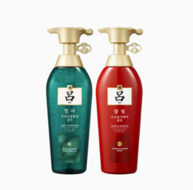 KJ 吕 舒盈清润净澈控油洗发水 含光耀护营润修护洗发水 400ML（红吕效期至25年6月 介意勿拍