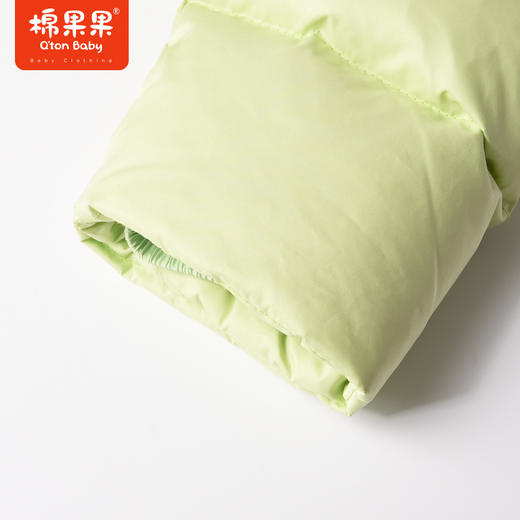 商场同款棉果果冬季男女童连帽保暖大朵绒韩版中长款羽绒服M412102922701 商品图7