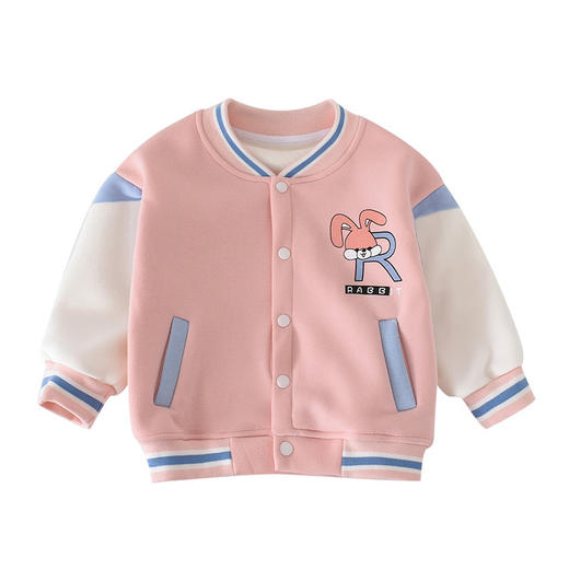 【保暖锁温 萌趣棒球服外套】新款春秋冬季中小童外套童装男女童单排扣长袖短款棒球服运动开衫 商品图4