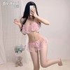 霏慕透视蕾丝抹胸分体套装7973 情趣内衣纯欲诱惑情趣制服 均码 商品缩略图8