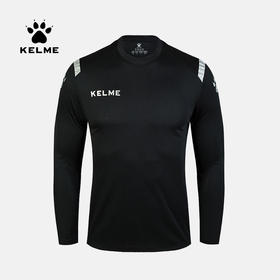 卡尔美运动长袖秋季休闲薄款男式圆领宽松上衣足球套头卫衣