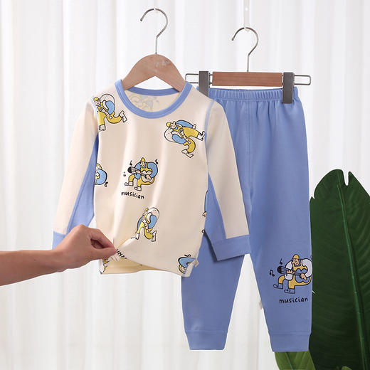 【50支舒绒超柔软家居服】儿童家居服套装春秋冬季新款男女中小童韩版睡衣秋衣秋裤 商品图5