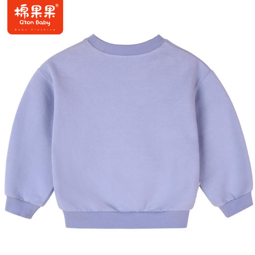 商场同款棉果果冬季男童小清新保暖加绒圆领套头卫衣M412180222709 商品图5