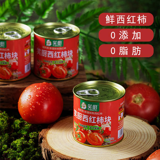 s【笑厨】西红柿块 番茄丁 252g罐装 多规格可选 商品图0