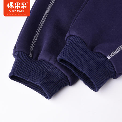 商场同款棉果果冬季男童休闲运动加绒针织长裤百搭M412200422726 商品图2
