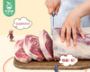 豪客来整切鲜蔬汁儿童眼肉牛排（100g*10片/份）生产日期: 3月 商品缩略图1