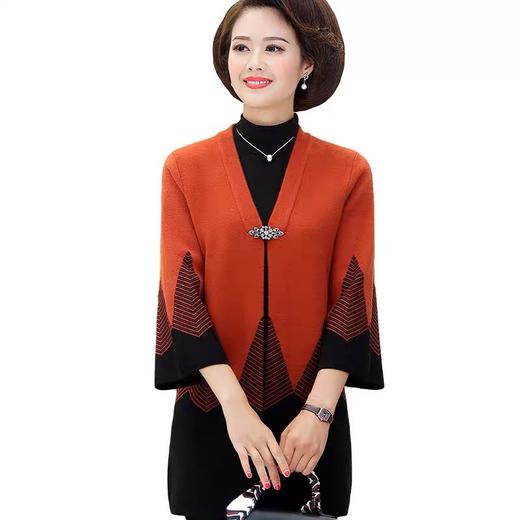 STY81918秋装装时尚风衣高贵毛衣外套 商品图4