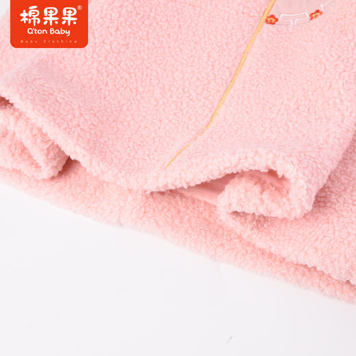 商场同款棉果果冬季女童连衣裙刺绣款中国风毛绒背心裙M422702422640 商品图8