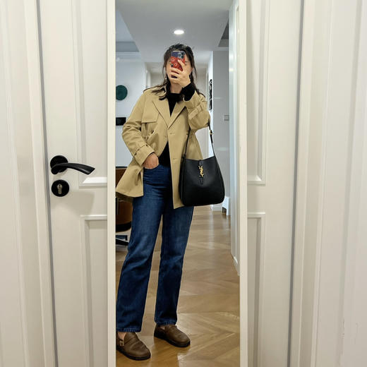 素·然1:1 牛仔蓝显腿直中腰牛仔直筒裤2207【包邮/ 断码清仓bu退换。1月实数】 商品图10