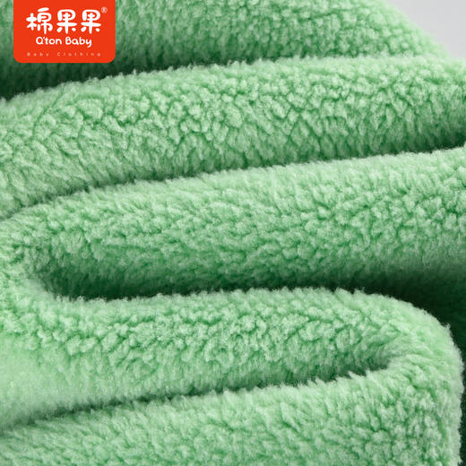 商场同款棉果果冬季女童拼色保暖加绒连帽套头卫衣M422182422615 商品图3