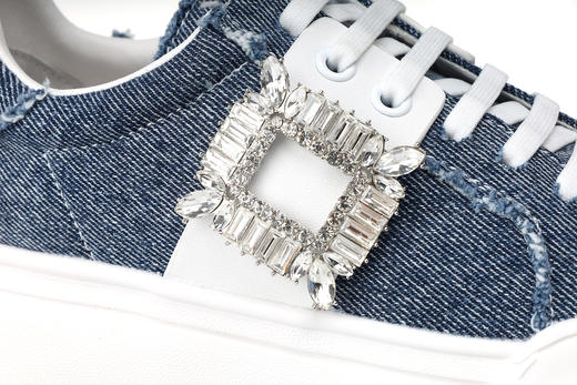 豪麟名鞋奥莱迪嘉女装牛仔布时尚休闲鞋DJSKA22WX016蓝色  原价1660元 商品图2