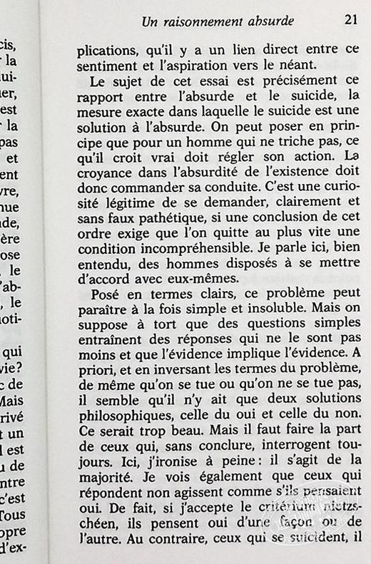 【中商原版】【法文版】加缪：西西弗的神话 法文原版 Le mythe de Sisyphe Albert Camus 散文 随笔集 商品图5