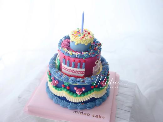 女孩款 复古配色裱花 派对主题 开心派对 闺蜜聚会 商品图2