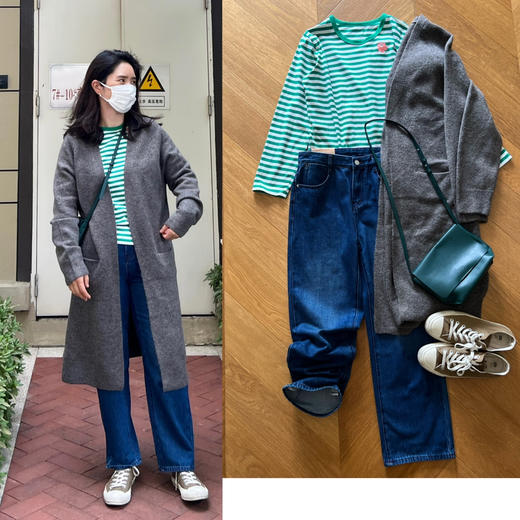 素·然1:1 牛仔蓝显腿直中腰牛仔直筒裤2207【包邮/ 断码清仓bu退换。1月实数】 商品图12