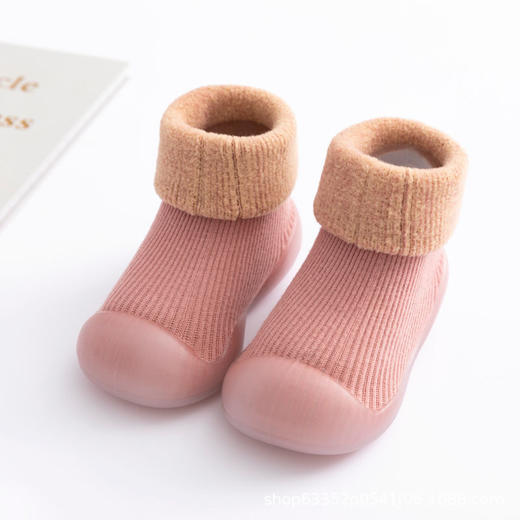 【加绒加厚 保暖防滑 兼顾柔软童趣】秋冬婴儿学步鞋软底加绒地板袜子儿童防掉室内袜子鞋婴儿鞋袜防滑 商品图13