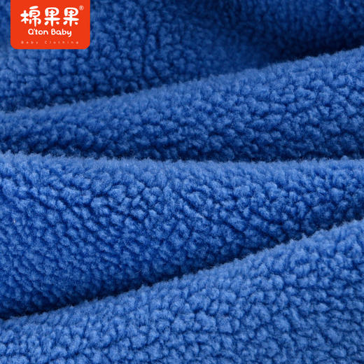 商场同款棉果果冬季男童拼色撞色时尚加绒连帽套头卫衣M412182422712 商品图4