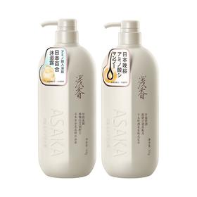 浅香日本植物安基酸洗发沐浴套装（500g洗发水+500g沐浴露）