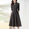 长袖连衣裙，新款气质显瘦别致碎花裙HR-BX6802 商品缩略图1