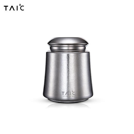 TAIC太可纯钛茶叶罐家用金属防潮密封（皓月银）（样品带包装） 商品图1