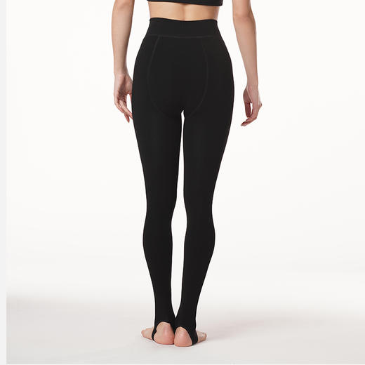 都市丽人基础系列舒暖负5度至5度厚踩脚裤粘纤厚一体裤打底裤LG24A2 商品图2