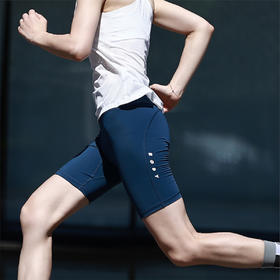 身体智慧 BODYWIT 疾塑紧身肤感速干五分裤